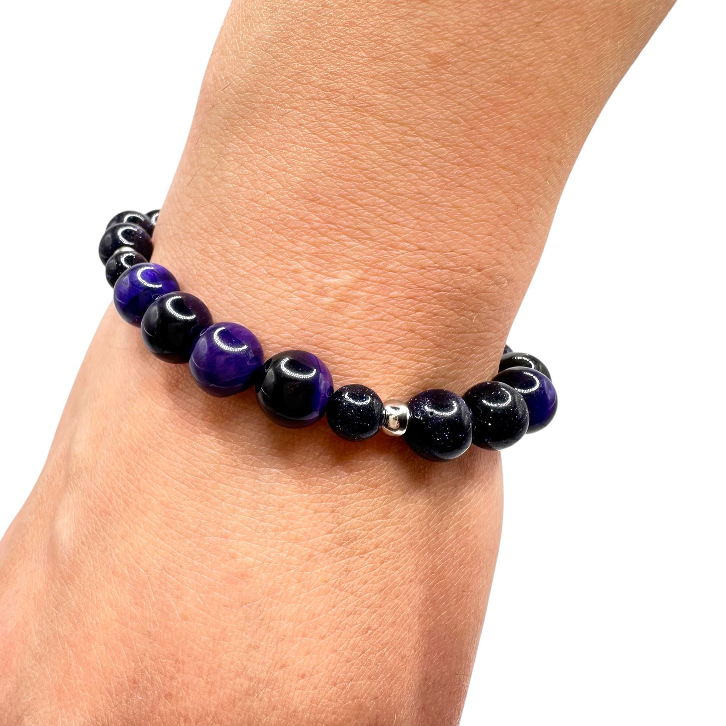 Brățară mărgele Nebula Noir