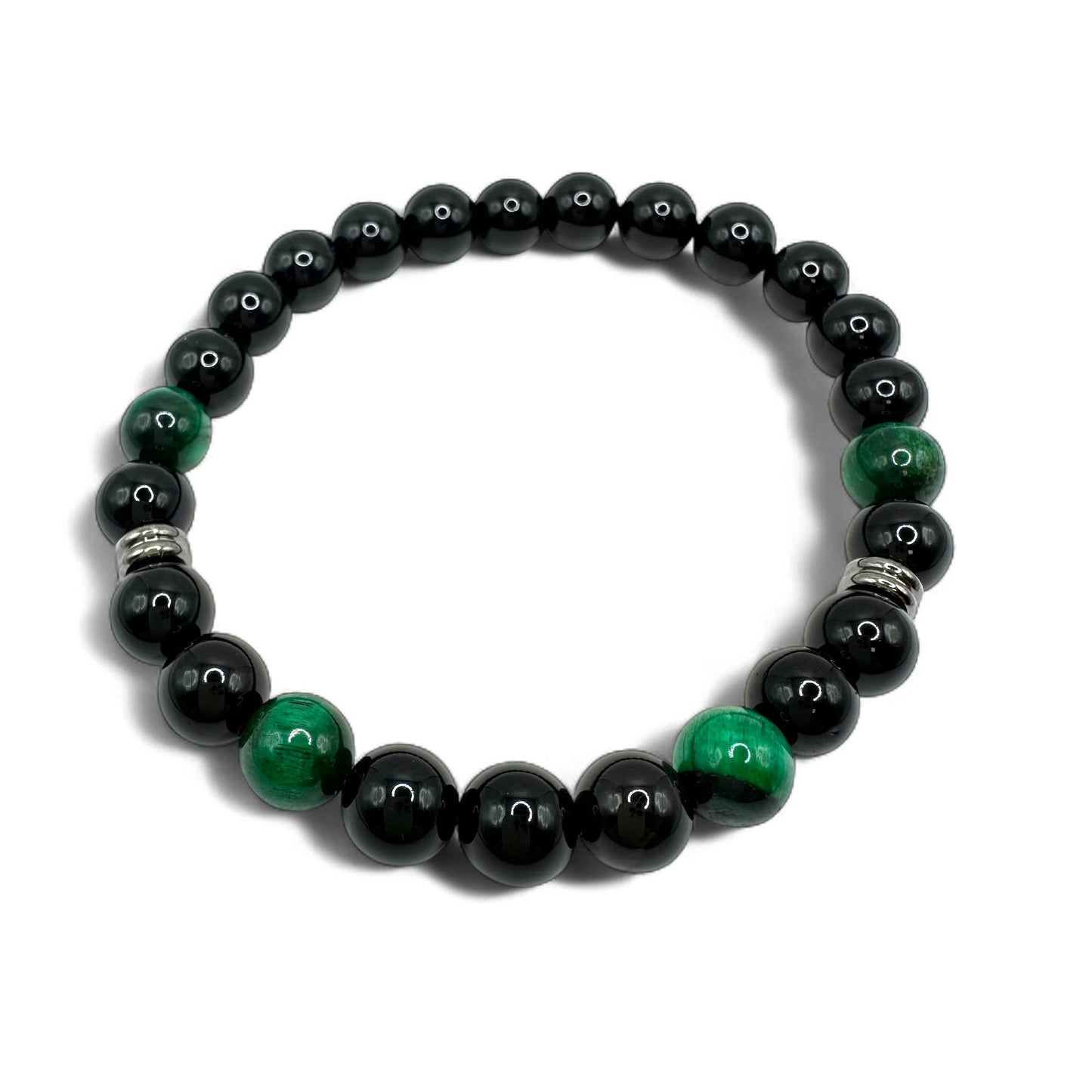 Brățară mărgele Emerald Shadow