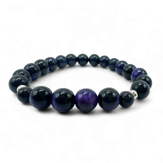 Brățară mărgele Nebula Noir