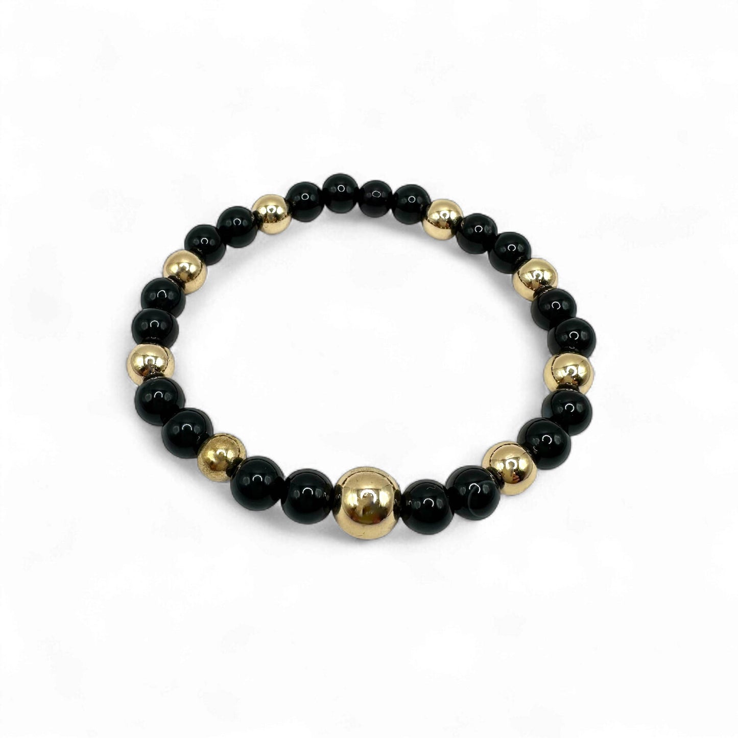 Brățară cu mărgele Black Ember