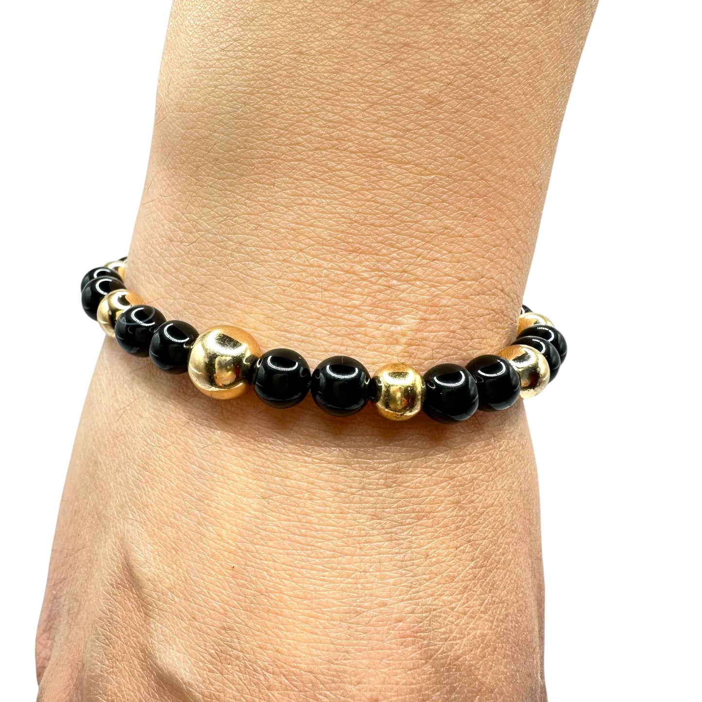 Brățară cu mărgele Black Ember