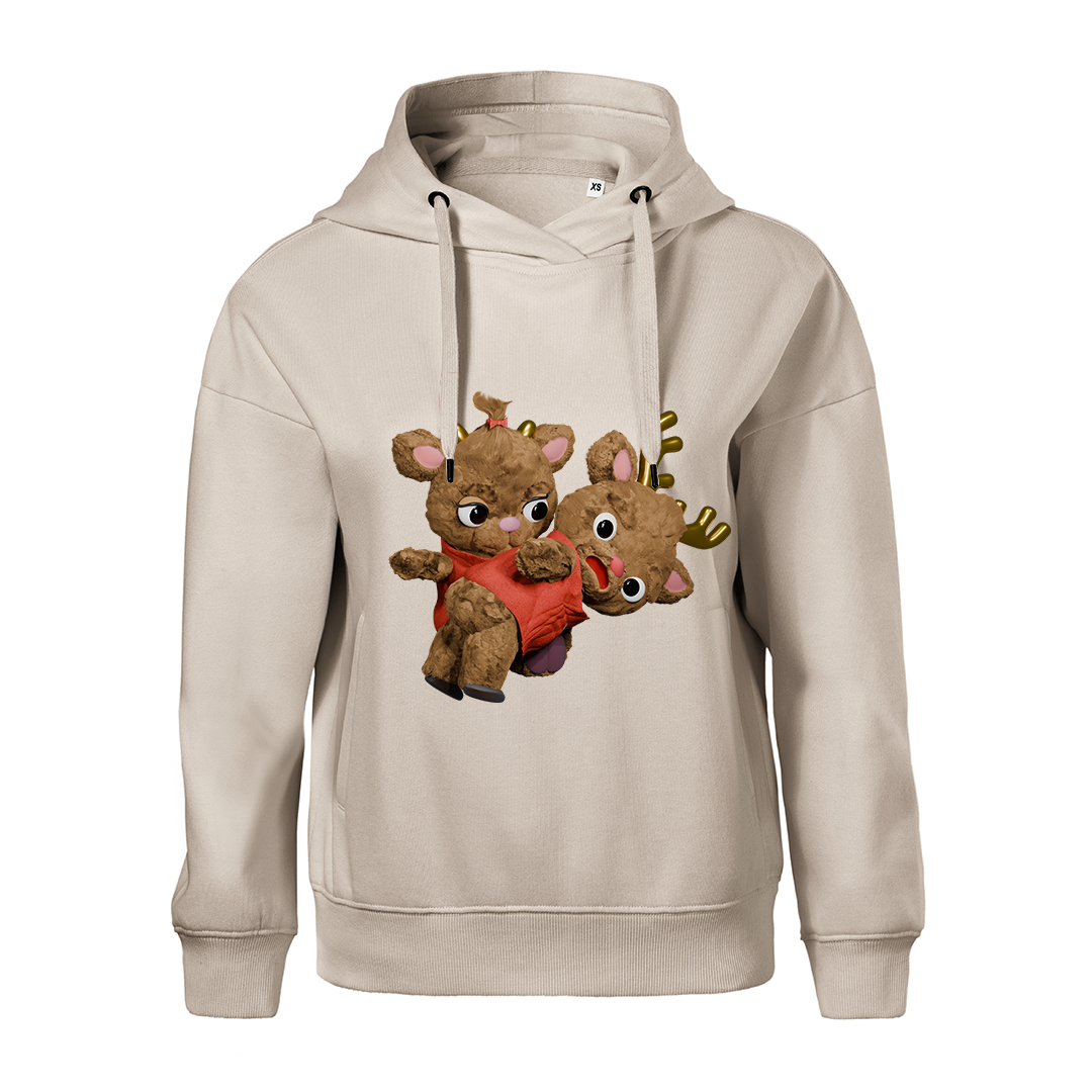 Christmas Reindeer Hoodie Women